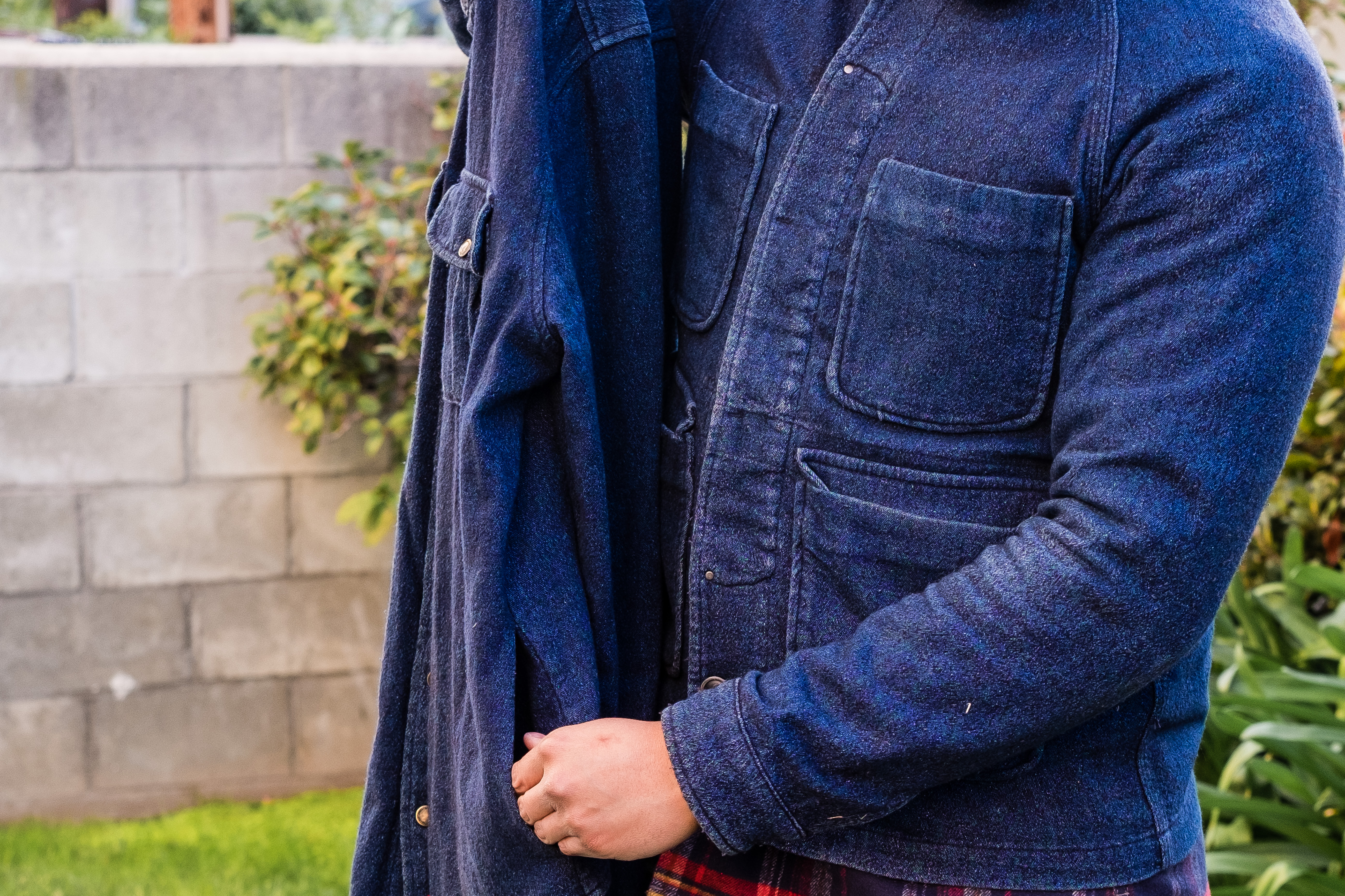 Indigo chore clearance jacket