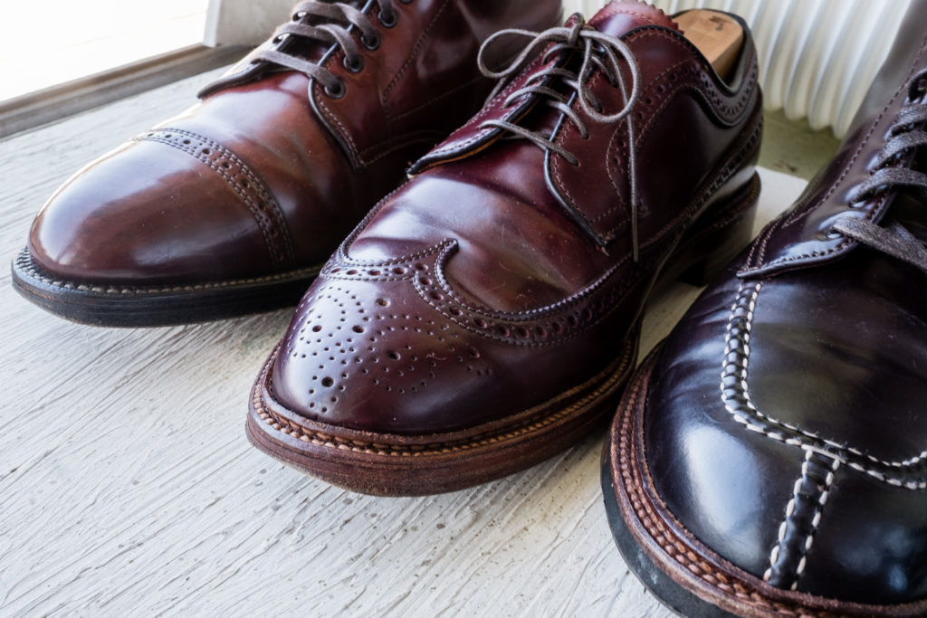 Alden Color 8 Shell Cordovan Patina and Aging – Aun Three Photography